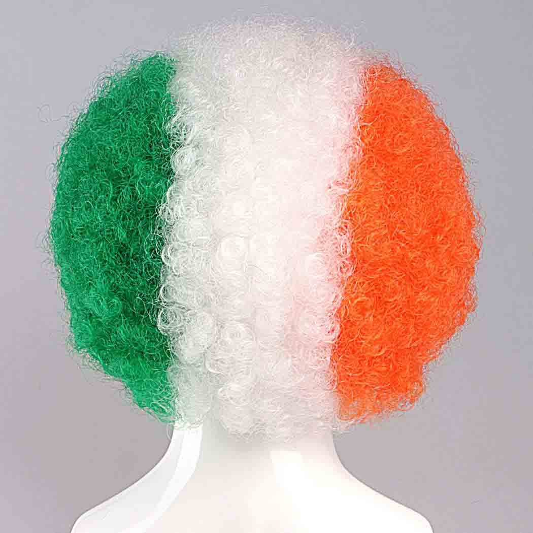 flagwigs, football wigs, fan wigs, afro wigs, mullet wigs, bob wigs, euro wigs,  premier league wigs,Ivory Coast Afro Wig