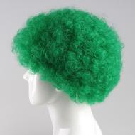 flagwigs, football wigs, fan wigs, afro wigs, mullet wigs, bob wigs, euro wigs,  premier league wigs,Green Afro Wig