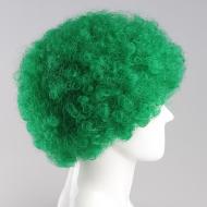 flagwigs, football wigs, fan wigs, afro wigs, mullet wigs, bob wigs, euro wigs,  premier league wigs,Green Afro Wig