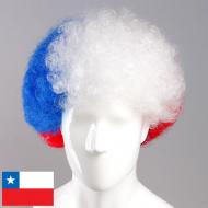 flagwigs, football wigs, fan wigs, afro wigs, mullet wigs, bob wigs, euro wigs,  premier league wigs,Chile Afro Wig
