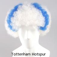 flagwigs, football wigs, fan wigs, afro wigs, mullet wigs, bob wigs, euro wigs,  premier league wigs,Tottenham Hotspur Afro Wig