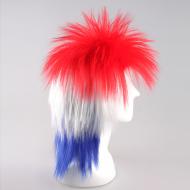 flagwigs, football wigs, fan wigs, afro wigs, mullet wigs, bob wigs, euro wigs,  premier league wigs,Croatia Mullet Wig