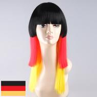flagwigs, football wigs, fan wigs, afro wigs, mullet wigs, bob wigs, euro wigs,  premier league wigs,Germany Long Wig